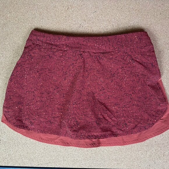 Outdoor Voices Active Skirted Skort Size Small Lightspeed Speckled Canyon Red - Picture 1 of 7